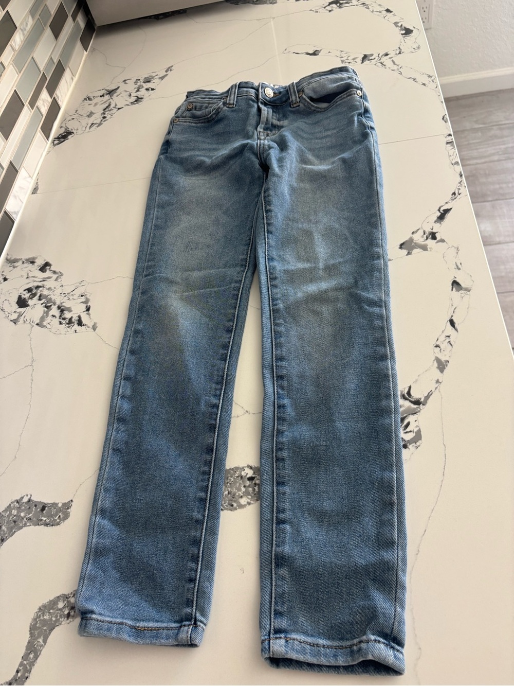 7 For All Mankind girls skinny jeans luxe vintage size 12 girls
